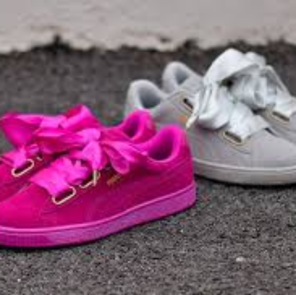 Puma limited edition basket heart